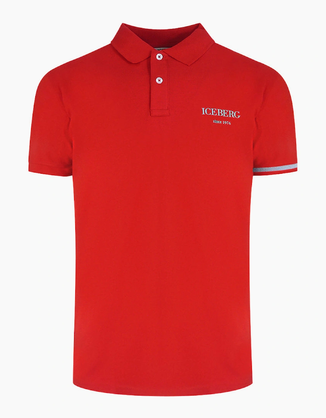 Ice Iceberg Red Polo Shirt, 3 of 2