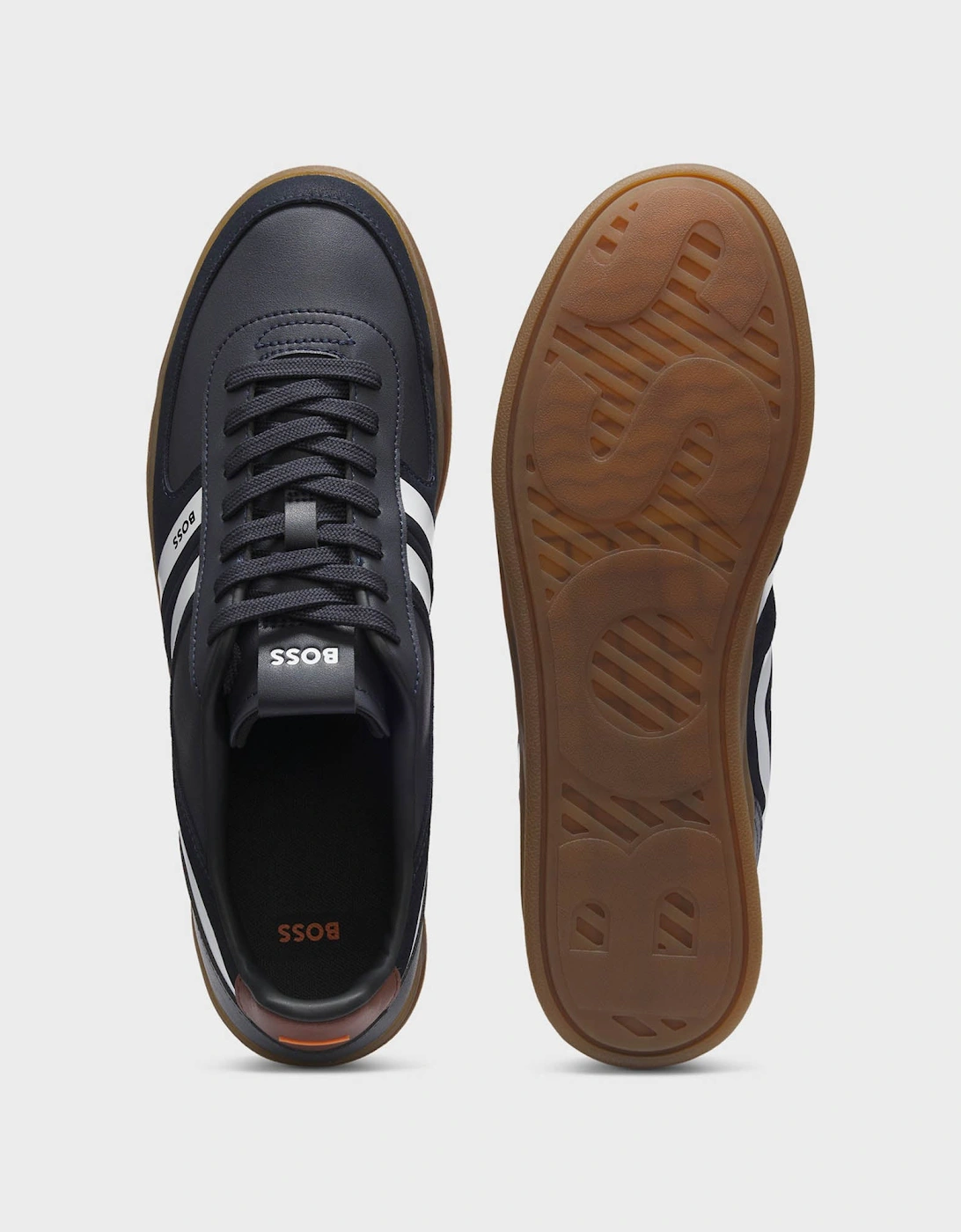 BOSS Orange Brandon_Tenn_mipu Mens Trainers - Dark Blue 402