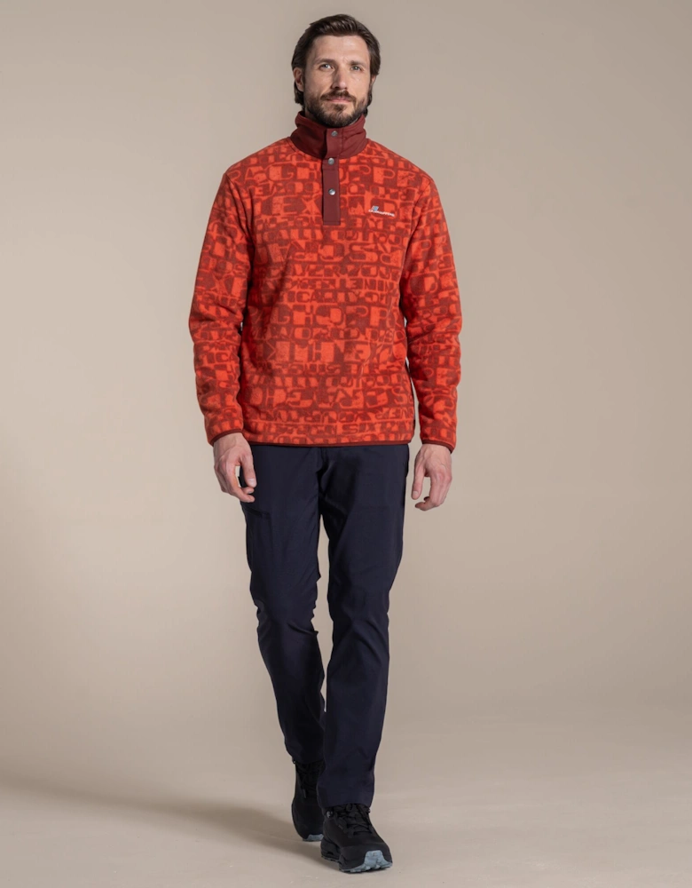 Craghoppers Mens Dewlish II Printed Overhead Fleece Top