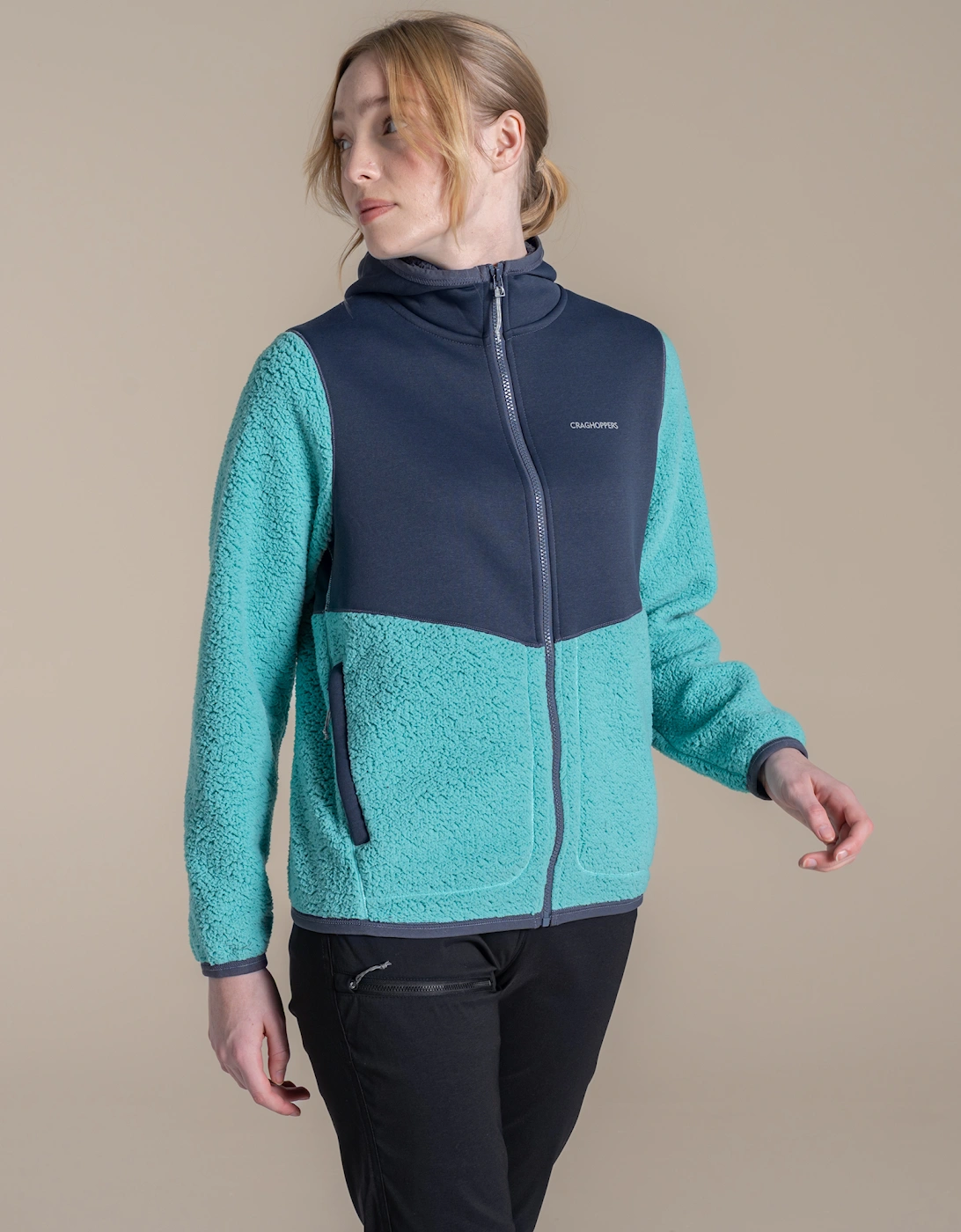 Craghoppers Womens/Ladies Telesto Hooded Fleece Jacket