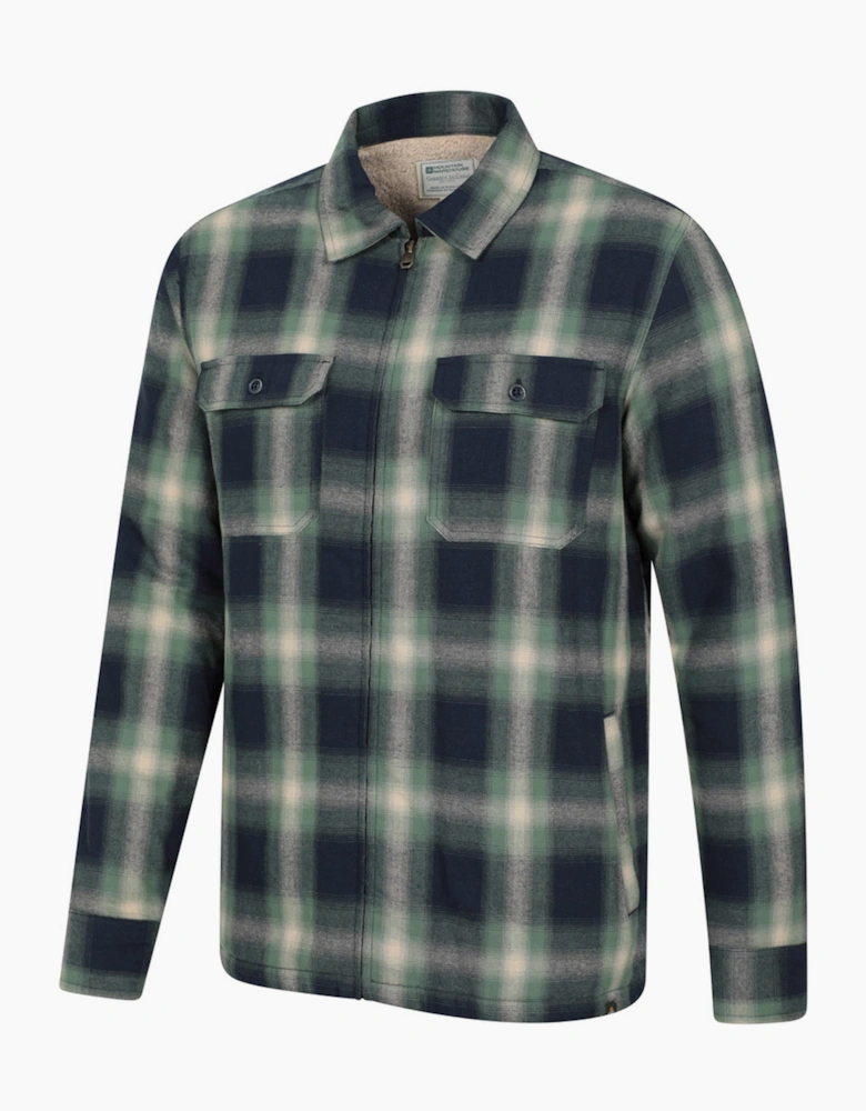Mountain Warehouse Mens Stream II Flannel Lined Shirt
