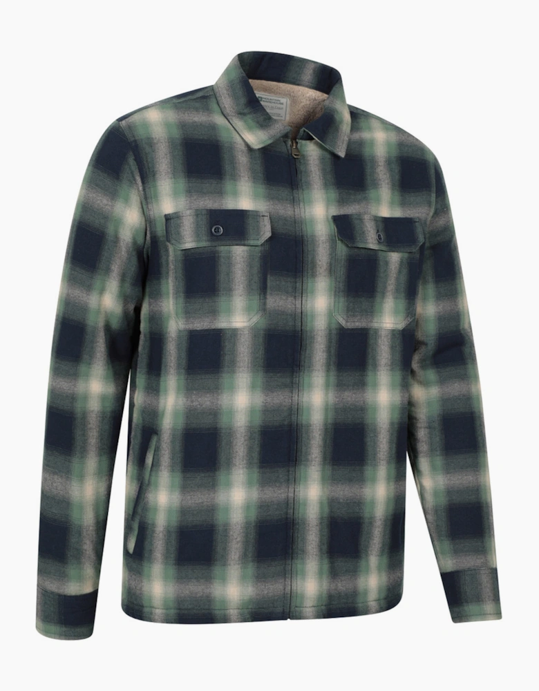 Mountain Warehouse Mens Stream II Flannel Lined Shirt
