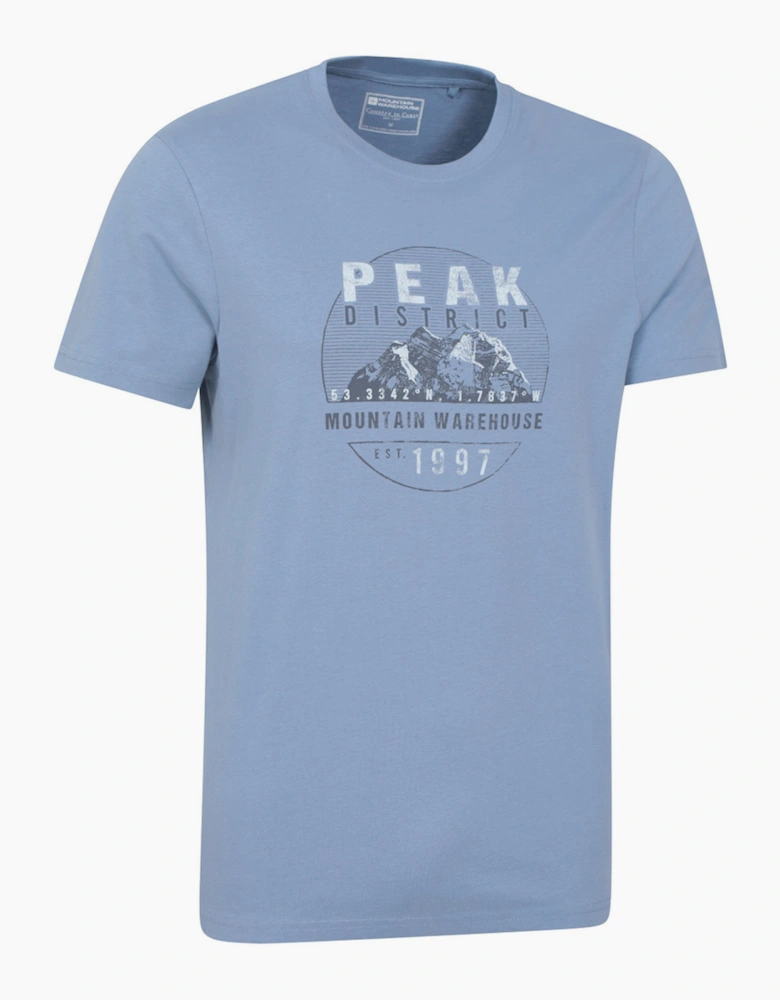 Mountain Warehouse Mens Peak District Short-Sleeved T-Shirt