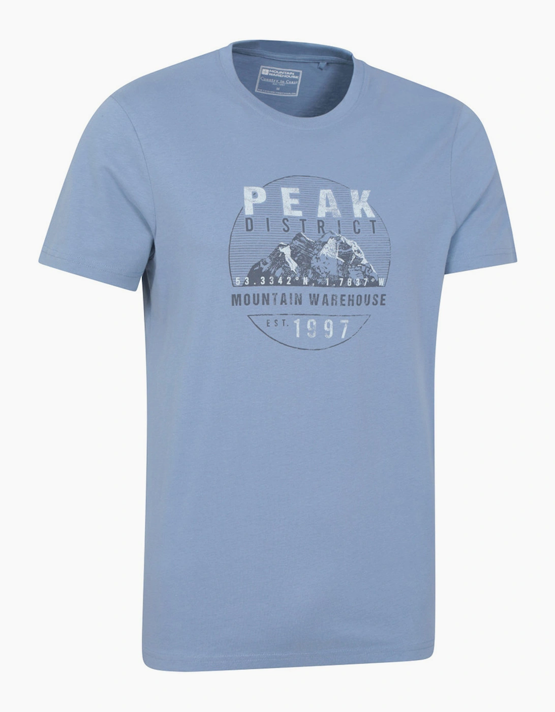 Mountain Warehouse Mens Peak District Short-Sleeved T-Shirt