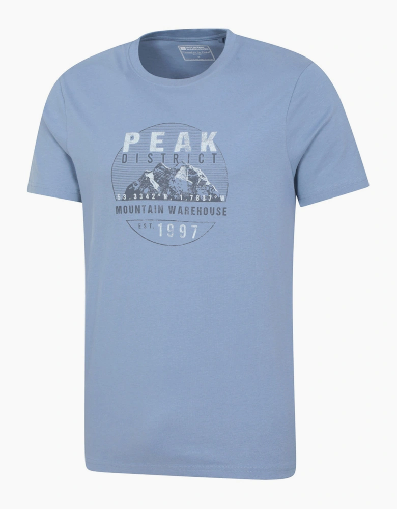 Mountain Warehouse Mens Peak District Short-Sleeved T-Shirt