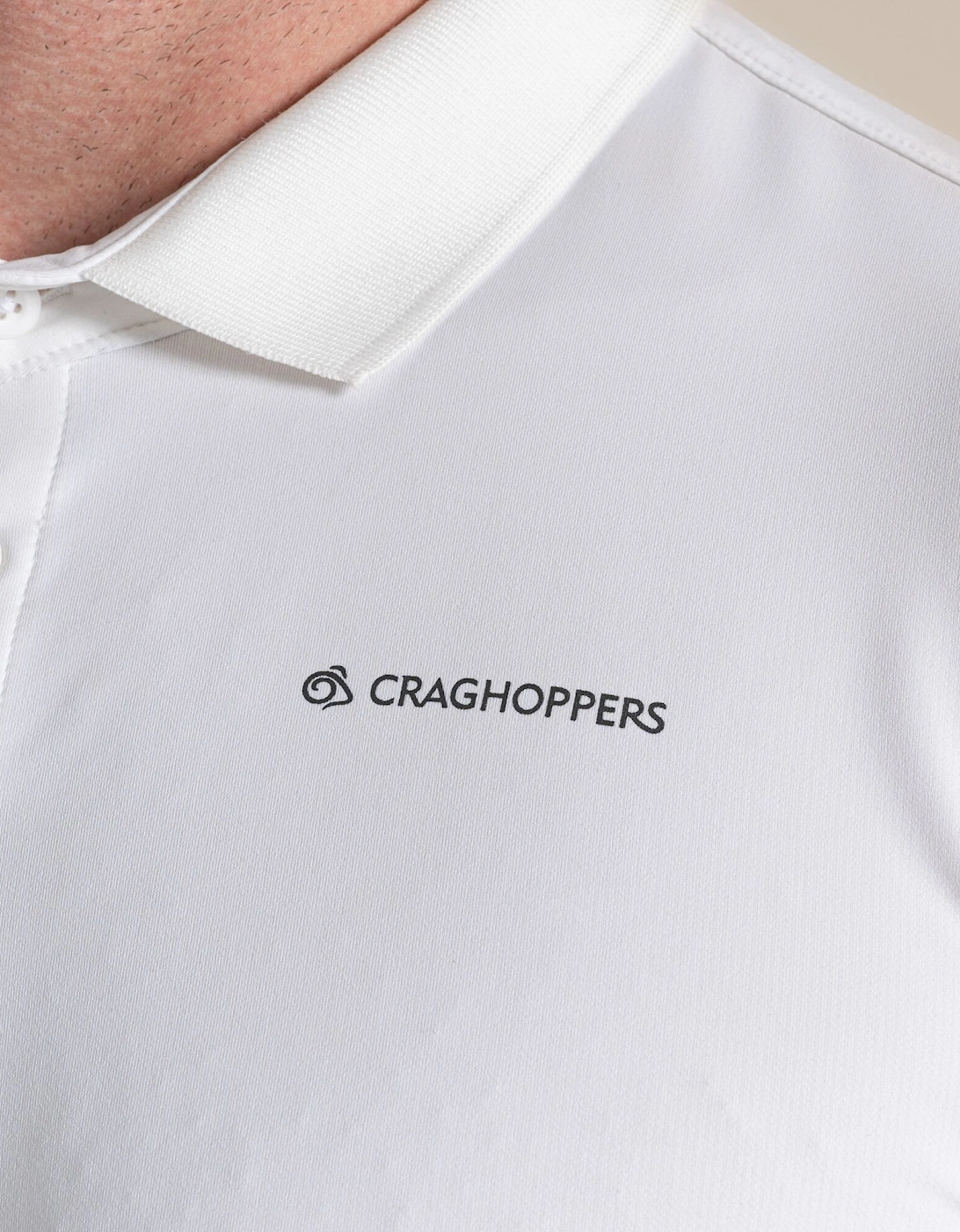 Craghoppers Mens Bramshaw Golf Nosilife Long-Sleeved Polo Shirt