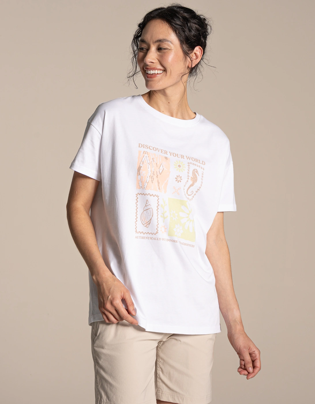 Craghoppers Womens/Ladies Yago Discover Your World T-Shirt