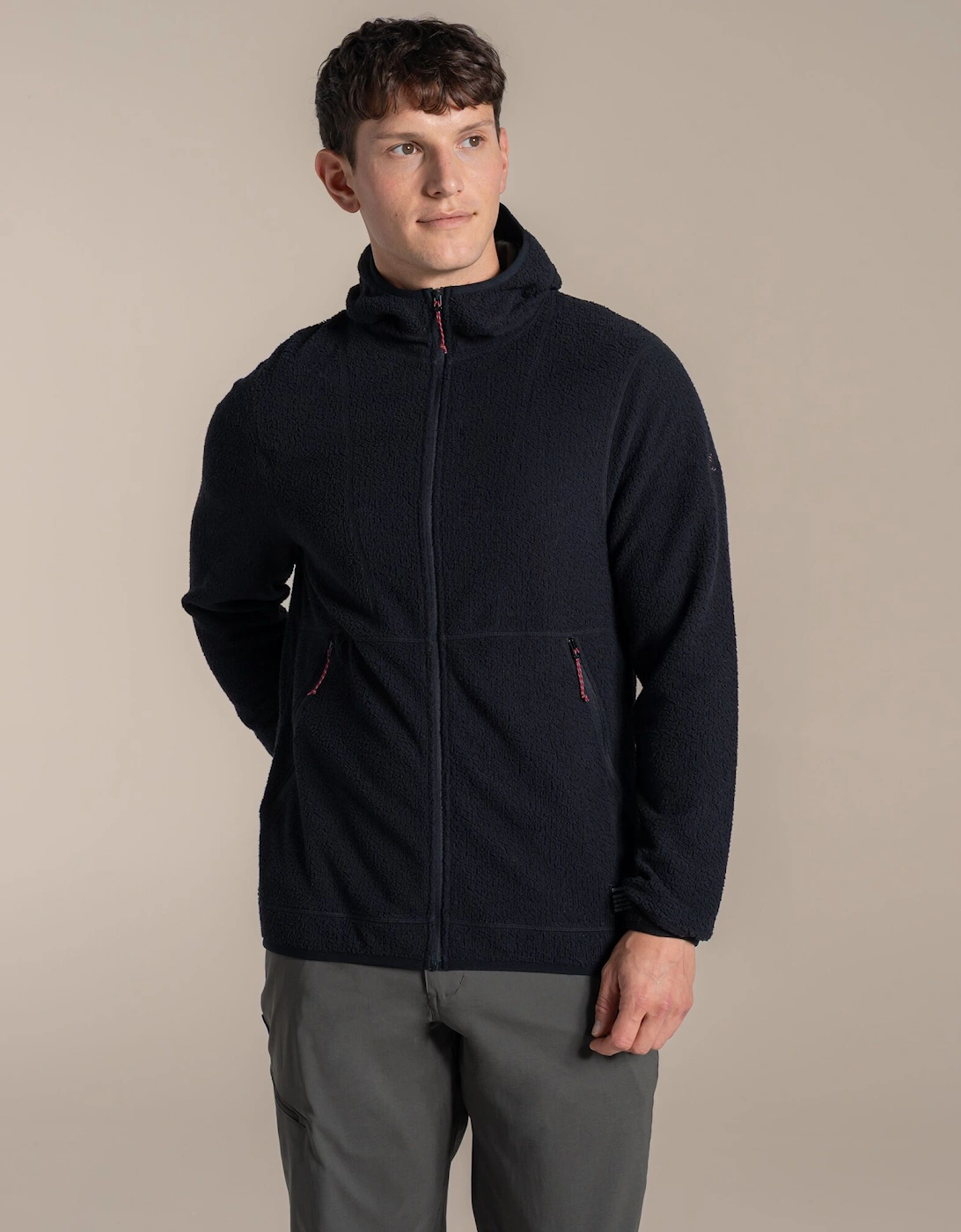 Craghoppers Mens Compresslite Hooded Fleece Jacket