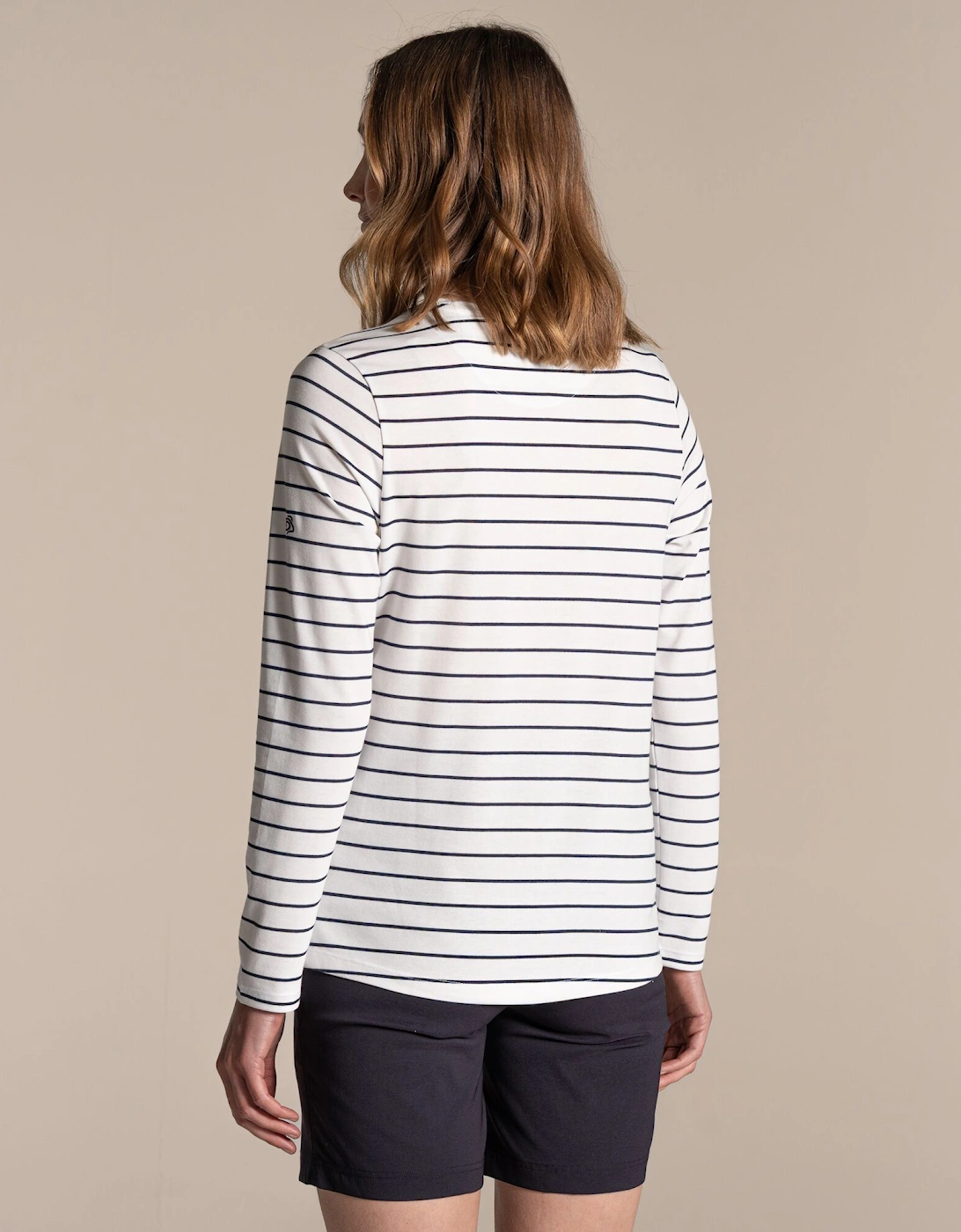 Craghoppers Womens/Ladies Akona Striped Nosilife Long-Sleeved T-Shirt