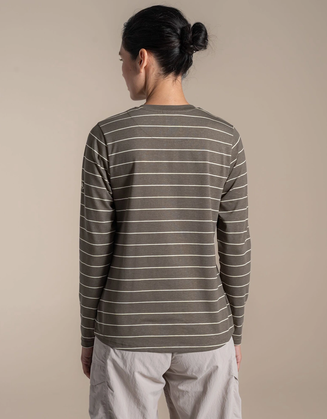 Craghoppers Womens/Ladies Akona Striped Nosilife Long-Sleeved T-Shirt