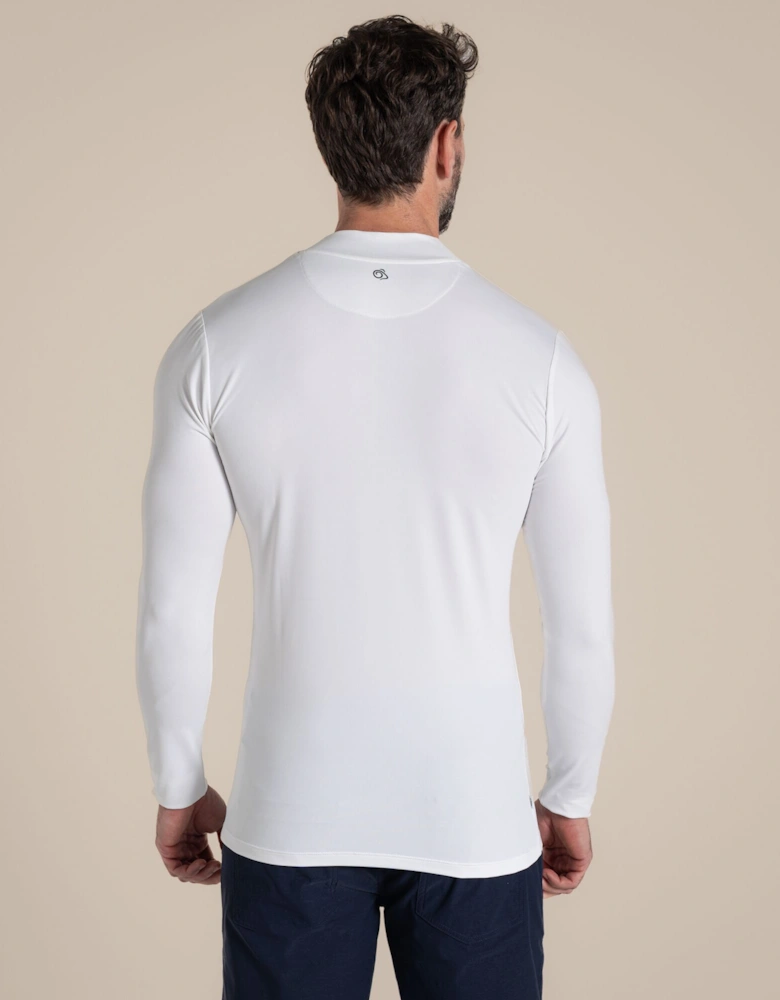 Craghoppers Mens Mock Neck Long-Sleeved Golf Top
