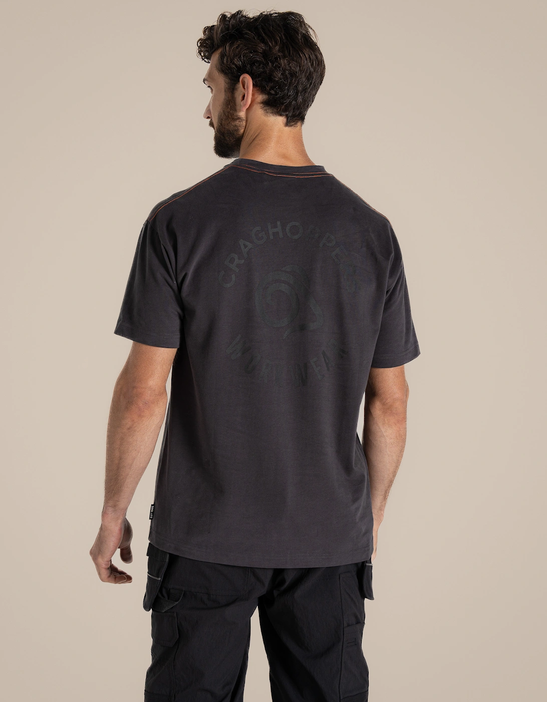 Craghoppers Mens Wakefield Workwear Pocket T-Shirt