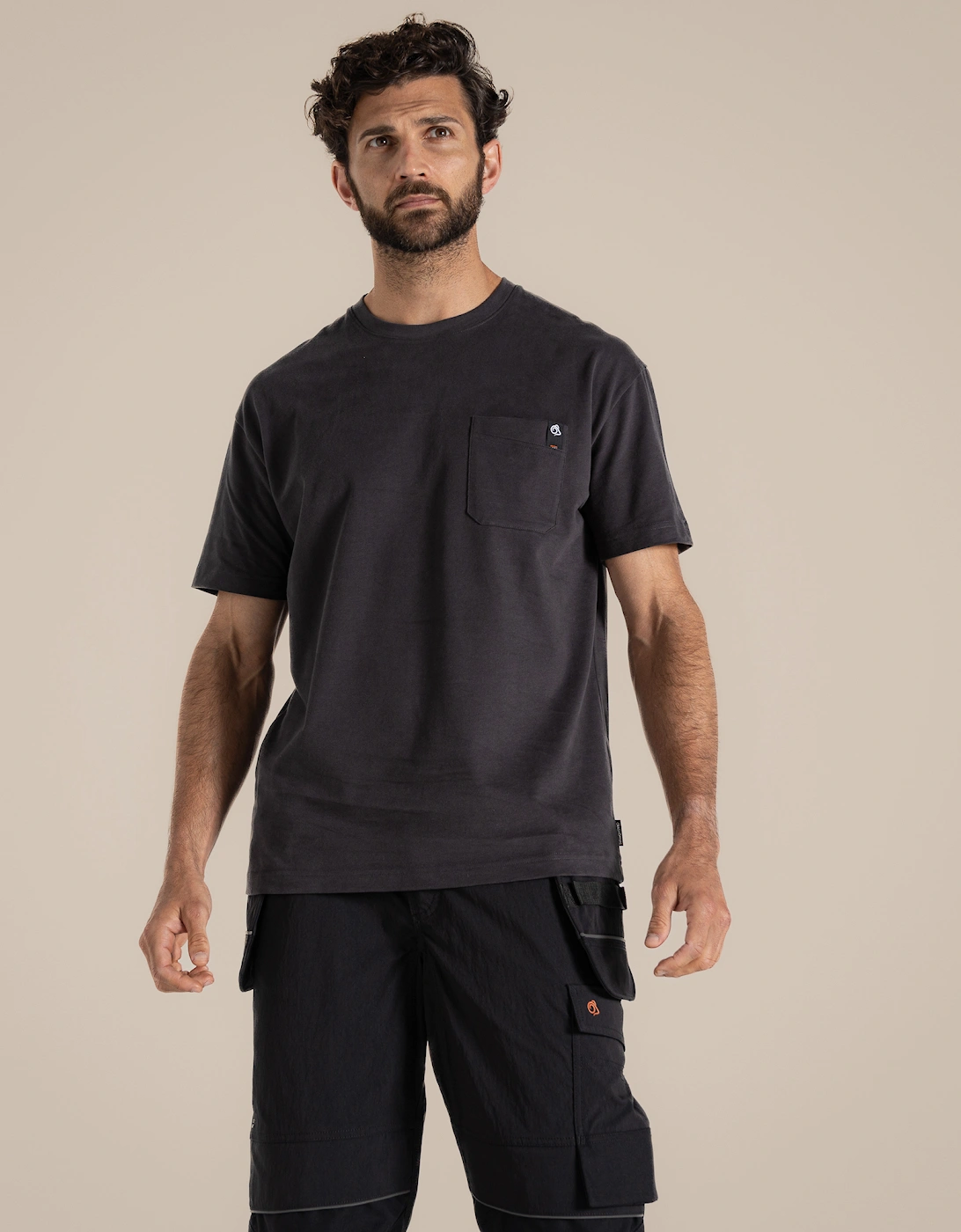 Craghoppers Mens Wakefield Workwear Pocket T-Shirt