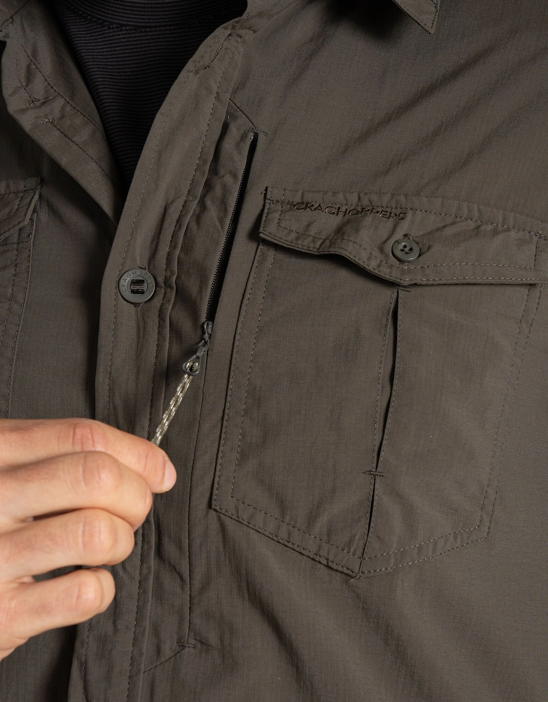 Craghoppers Mens Adventure III Nosilife Long-Sleeved Shirt