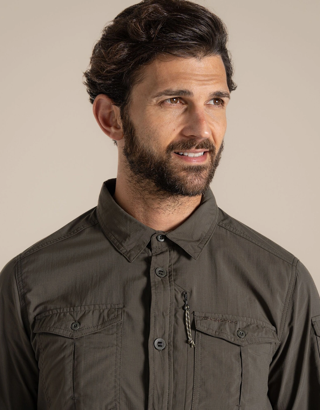 Craghoppers Mens Adventure III Nosilife Long-Sleeved Shirt