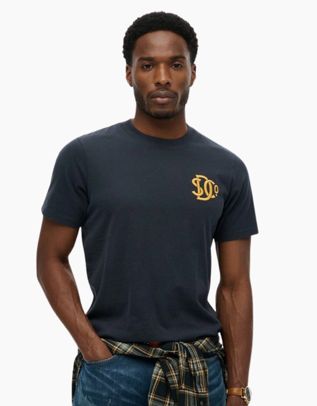 Men's Superdry Mens Sd&Co. Relaxed Short Sleeve T-Shirt - Navy - Size, 40