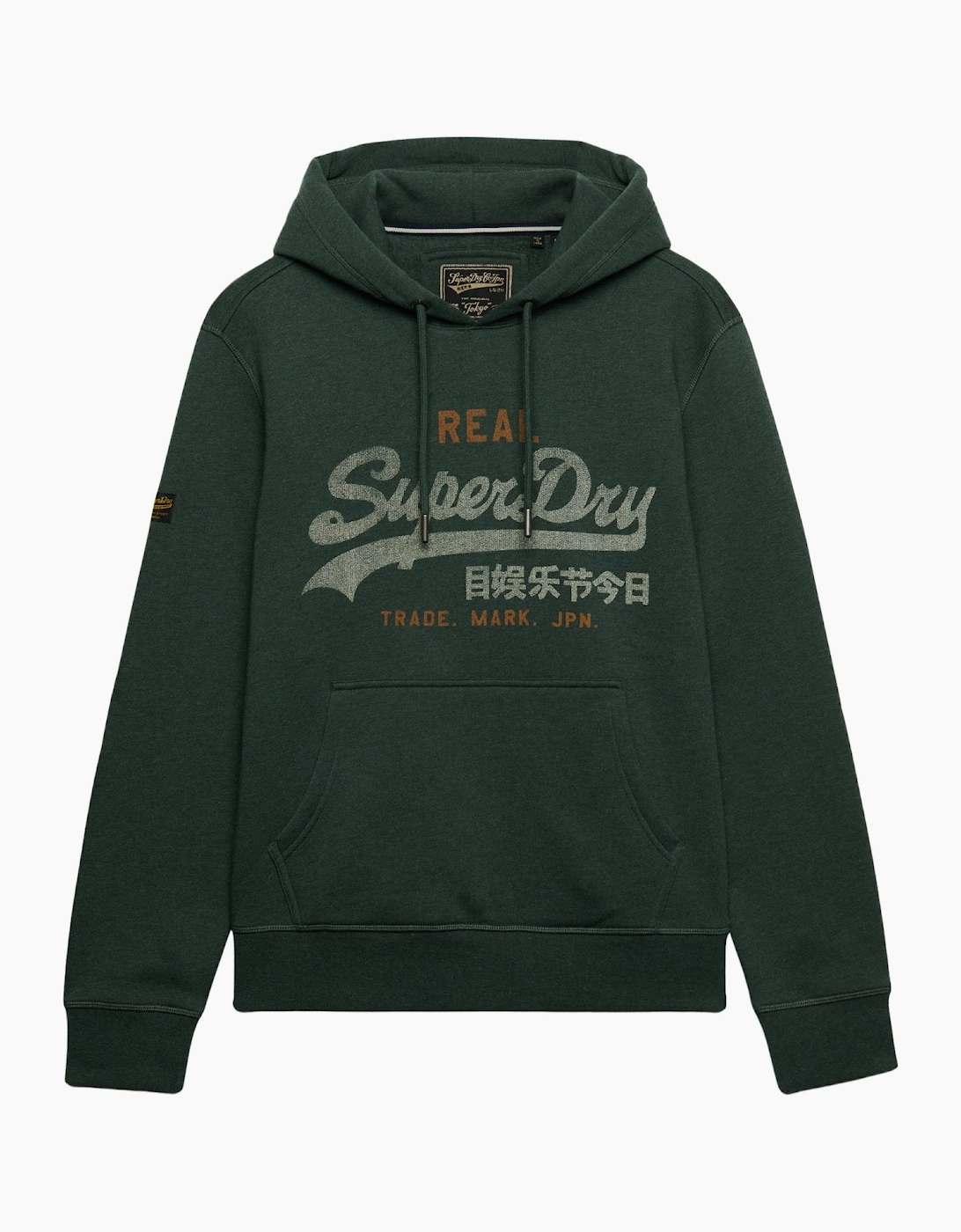 Superdry Mens Vintage Logo Heritage Relaxed Hoodie, 2 of 1