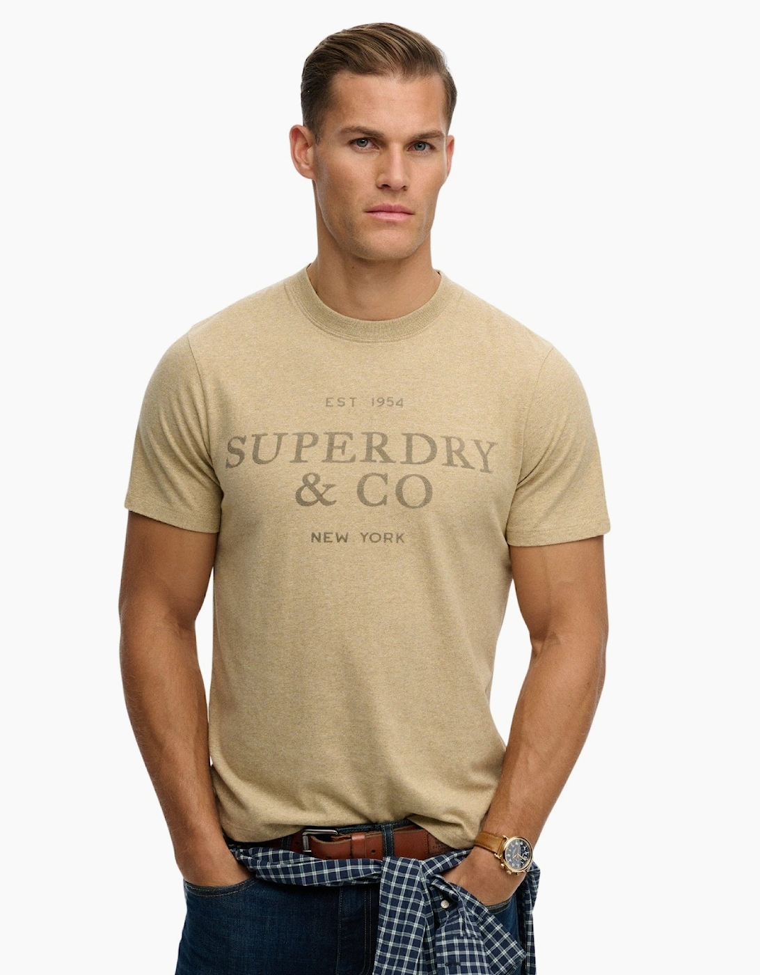 Superdry Mens 1954 Company Relaxed Short Sleeve T-Shirt, 2 of 1