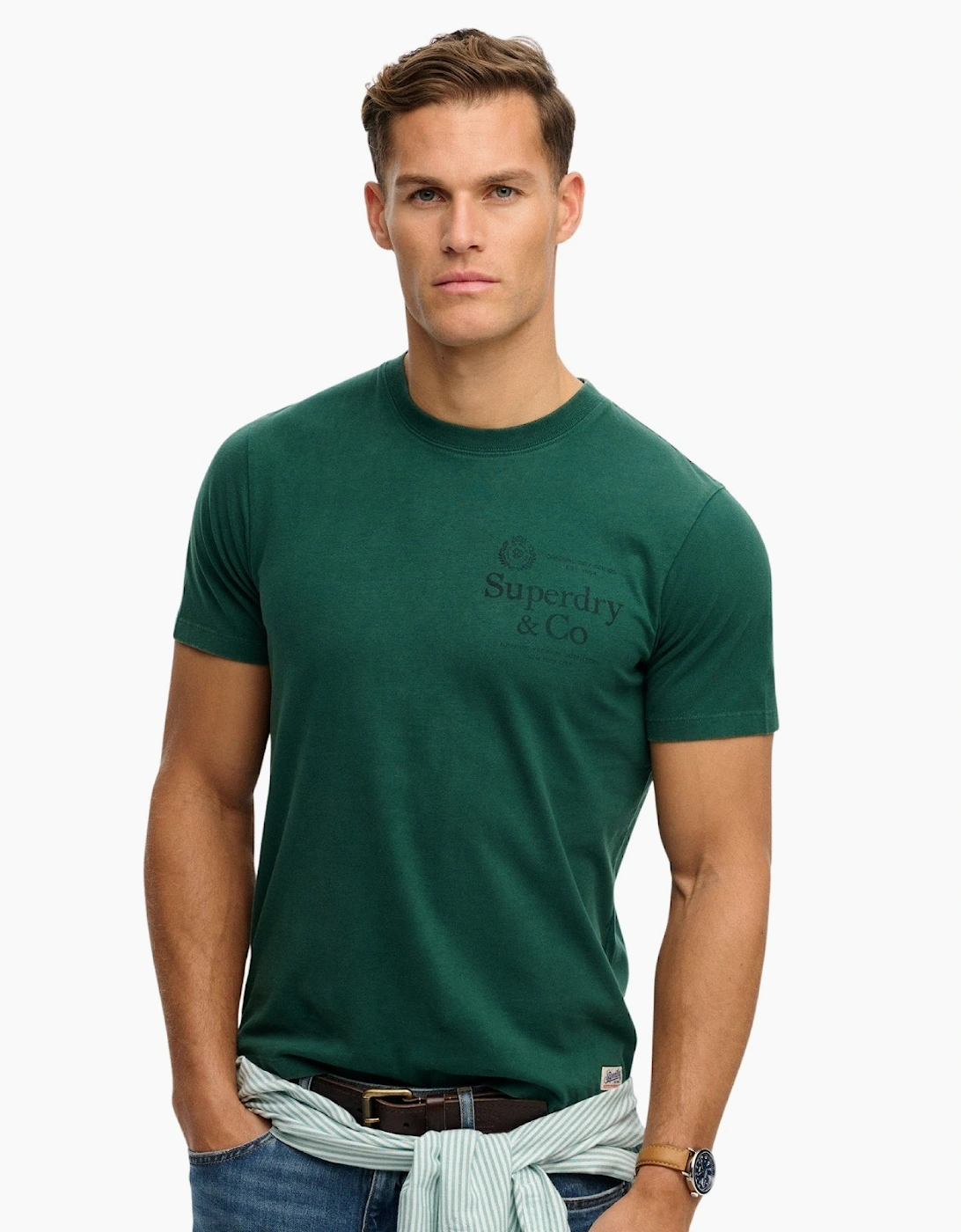 Superdry Mens 1954 Company Relaxed Short Sleeve T-Shirt, 2 of 1