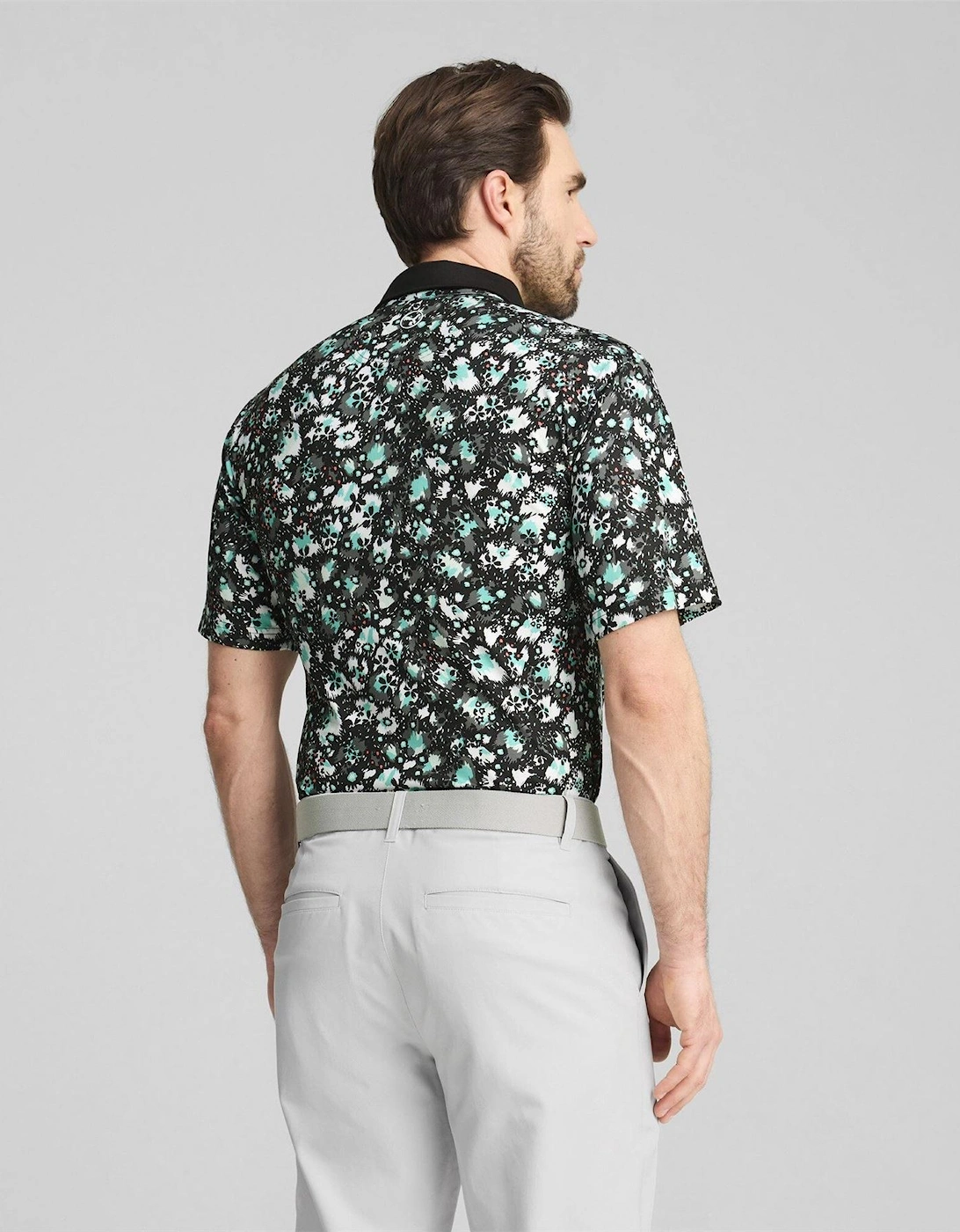 Mens Cloudspun Abstract Camo Polo Shirt
