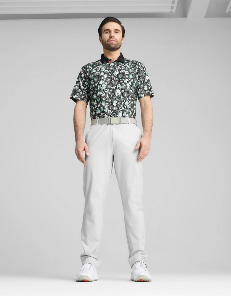 Mens Cloudspun Abstract Camo Polo Shirt
