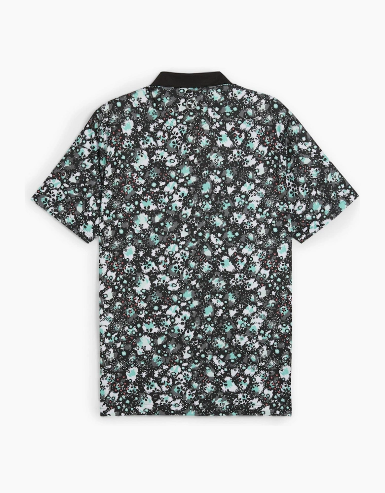 Mens Cloudspun Abstract Camo Polo Shirt