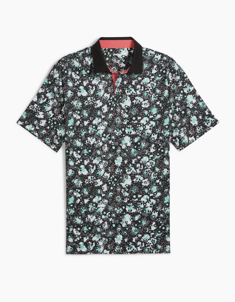 Mens Cloudspun Abstract Camo Polo Shirt