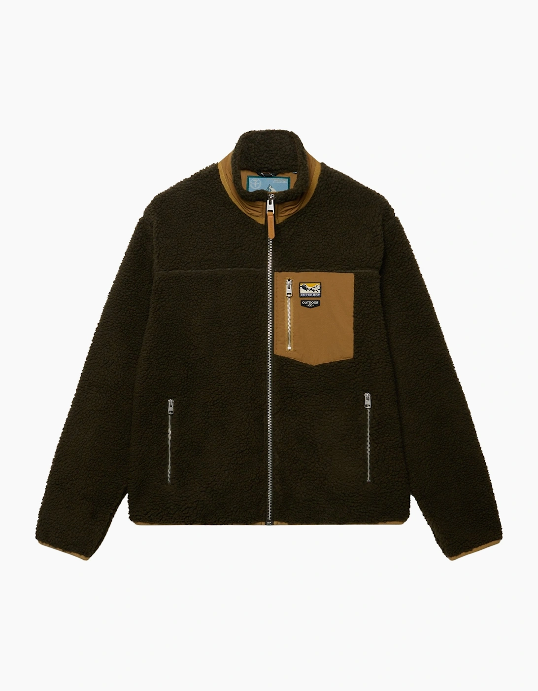 Men's Superdry Mens Mountain Full Zip Fleece - Size, 2XL