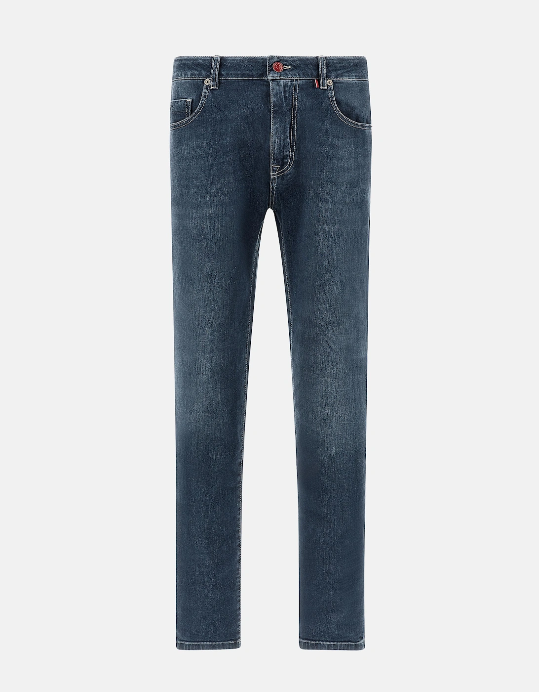 RED RIVET GIZA COTTON JEANS, 3 of 2