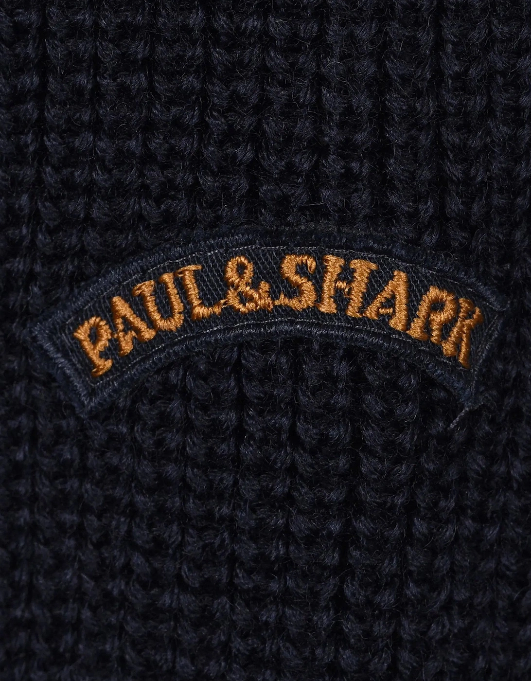 MOON BADGE 1/4 ZIP SWEATER