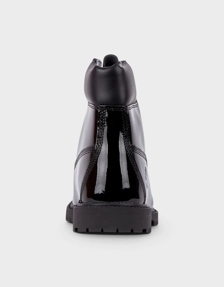 Premium 6 Inch Patent Black Boots