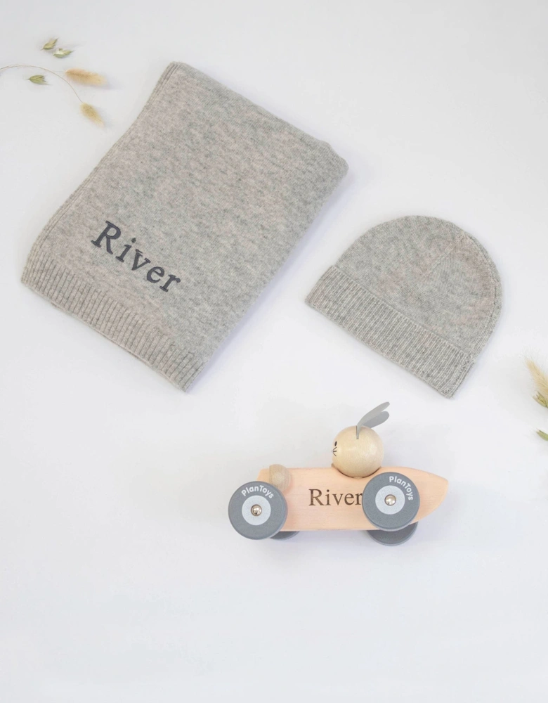 Classic Cashmere Racing Car Set - Bunny