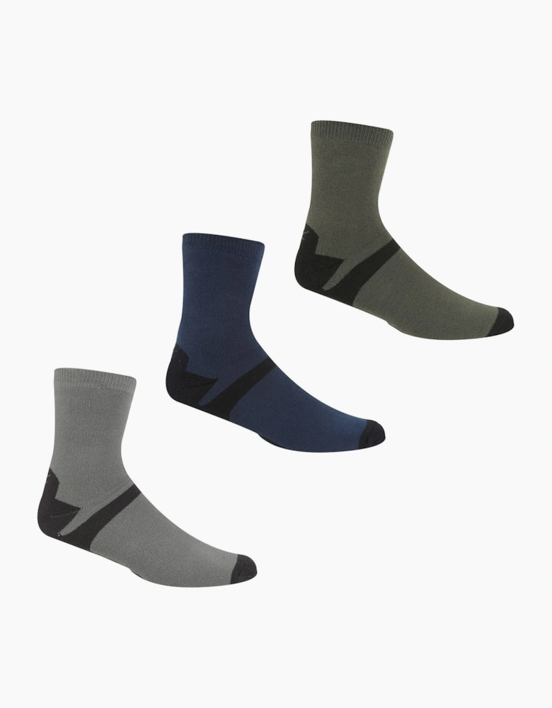 Regatta Mens Outdoor Lifestyle 3 Pack Walking Socks