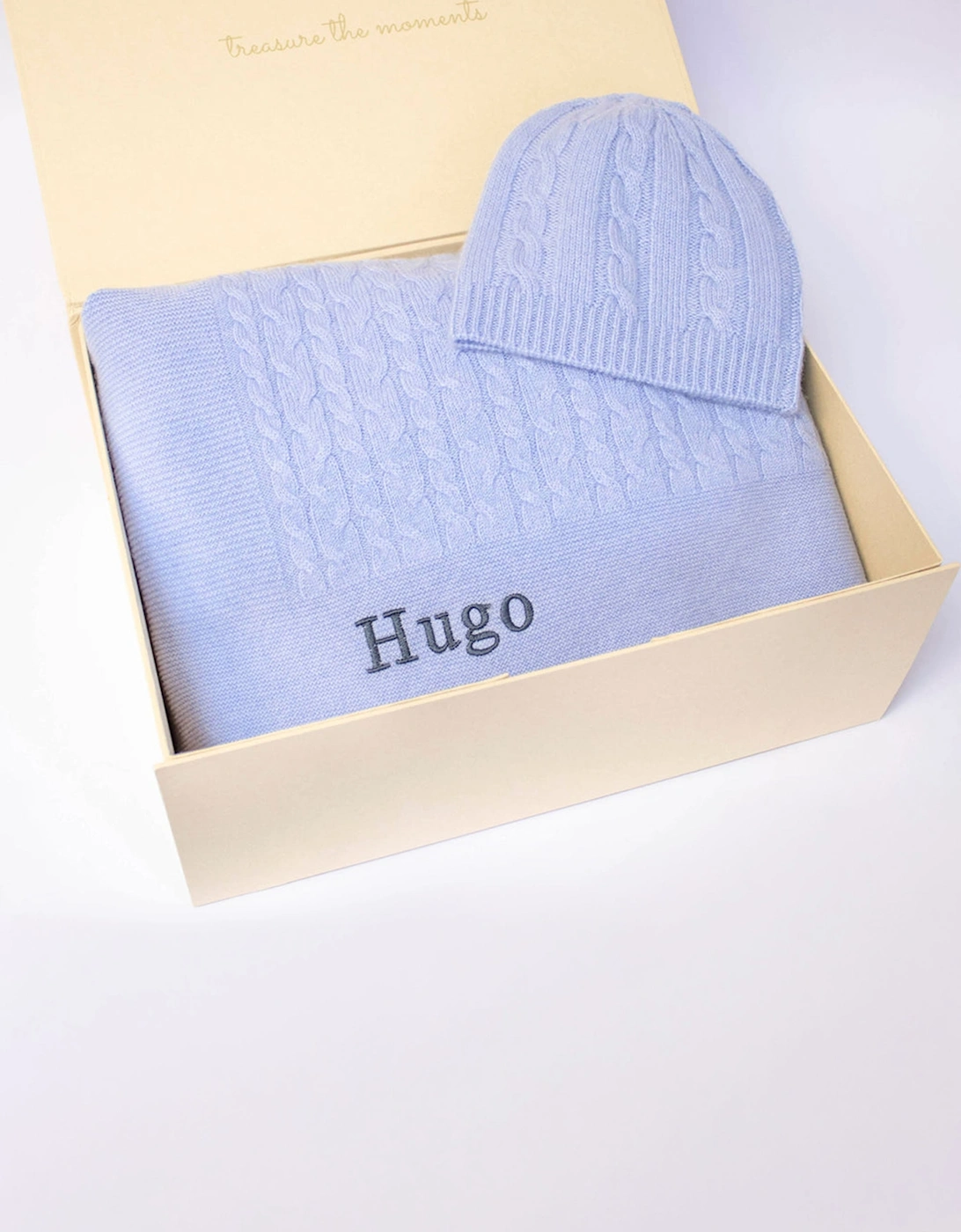 Classic Cashmere Baby Gift Set in Cornflower Blue, 4 of 3