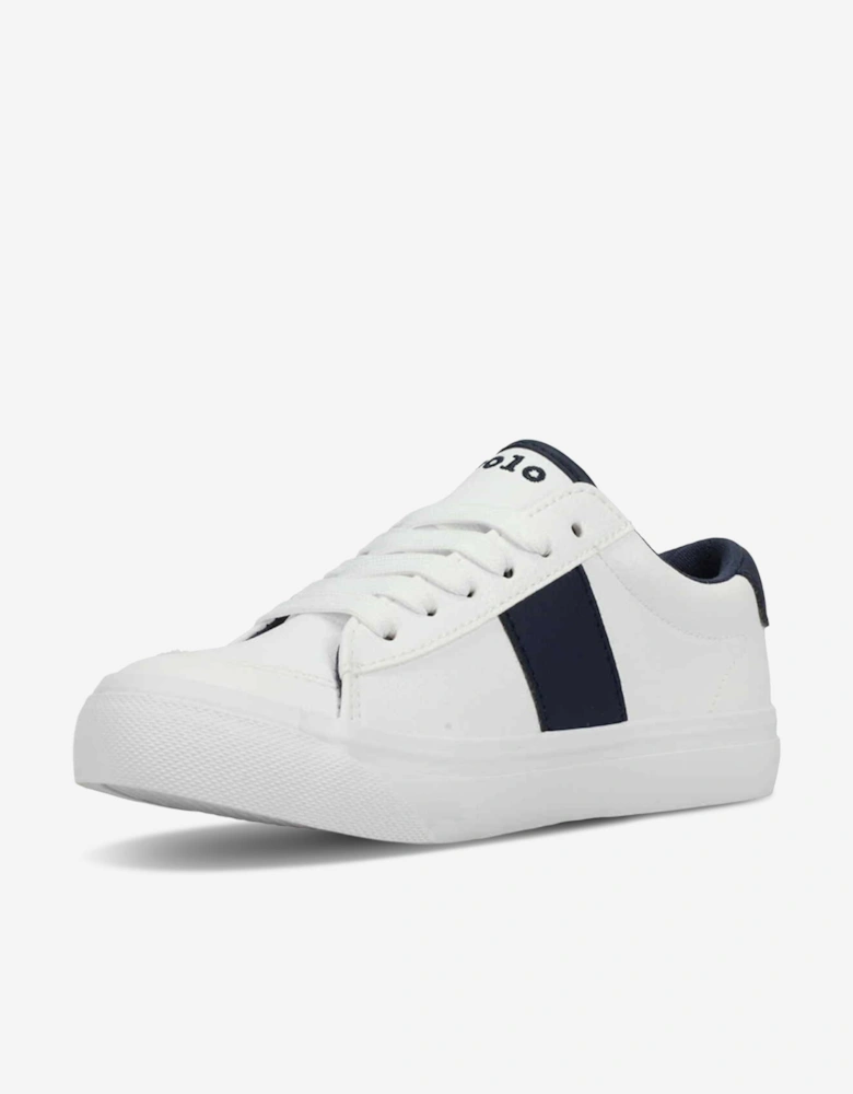 Ralph Lauren Kids Ryley Trainers in White
