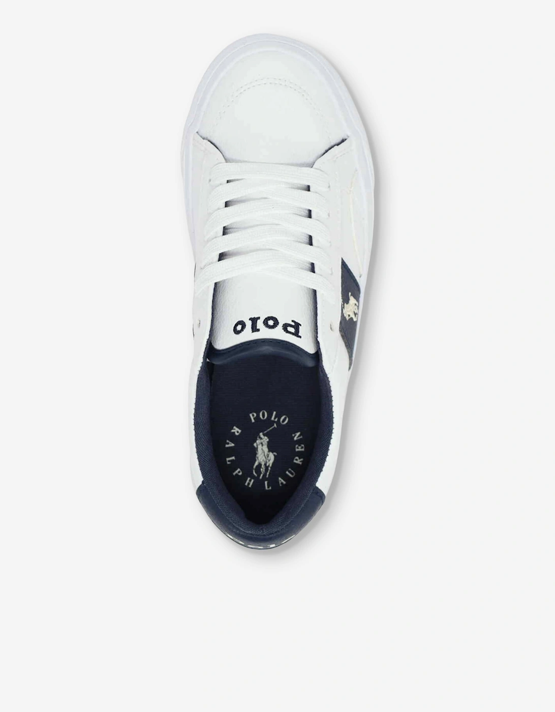 Ralph Lauren Kids Ryley Trainers in White