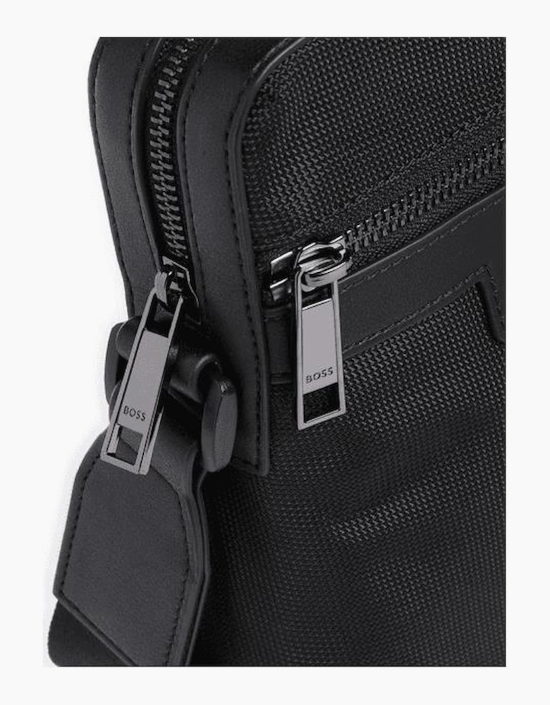Ray Leather Black Crossbody Bag