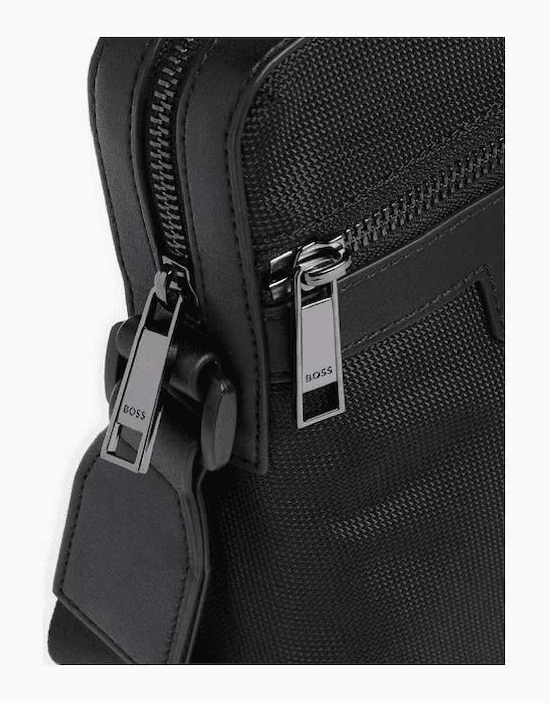 Ray Leather Black Crossbody Bag
