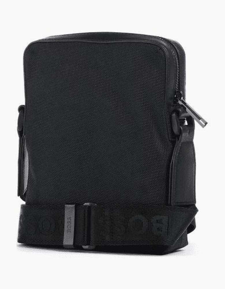 Ray Leather Black Crossbody Bag