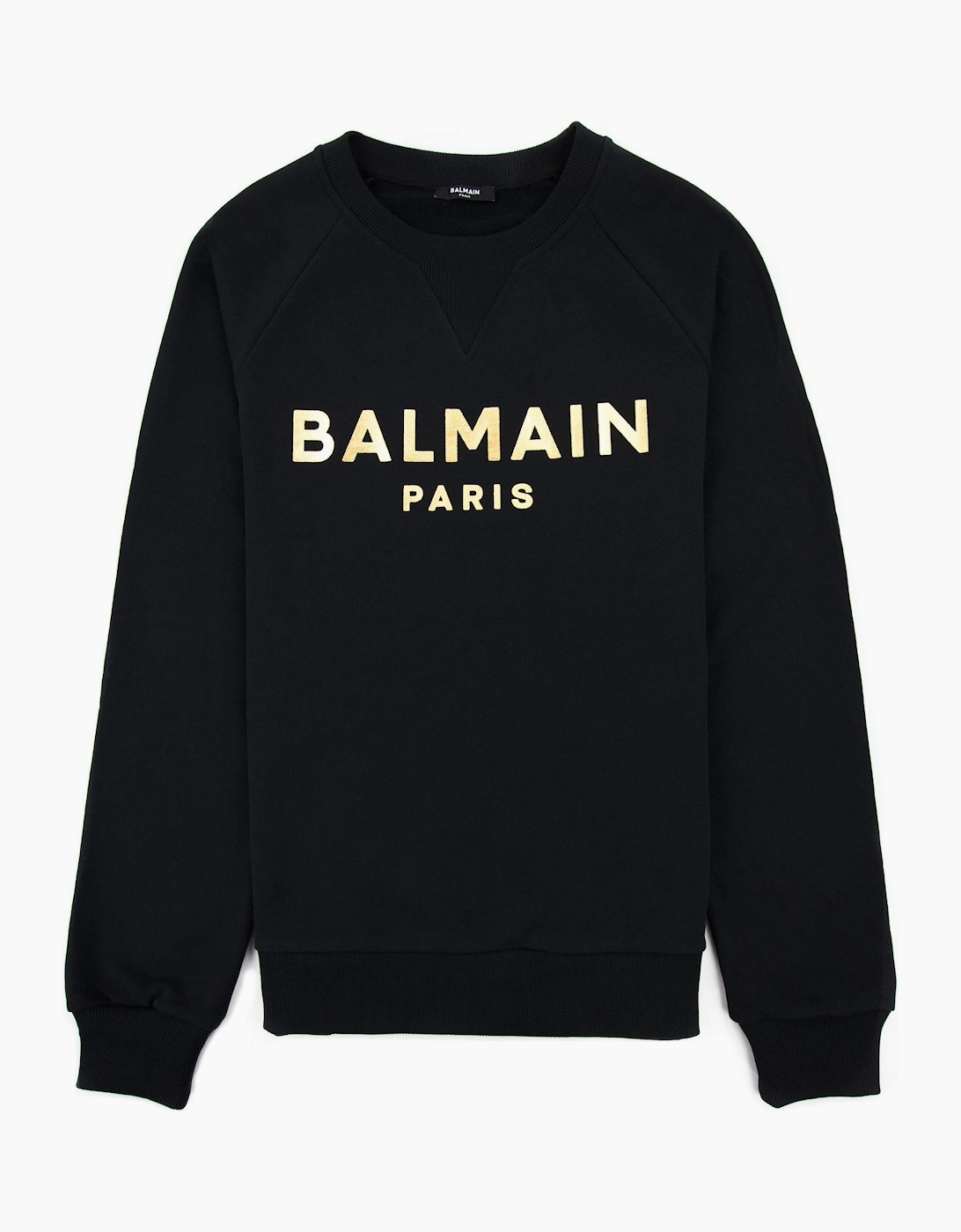 Balmain Foil Logo Sweatshirt Black/gold, 5 of 4
