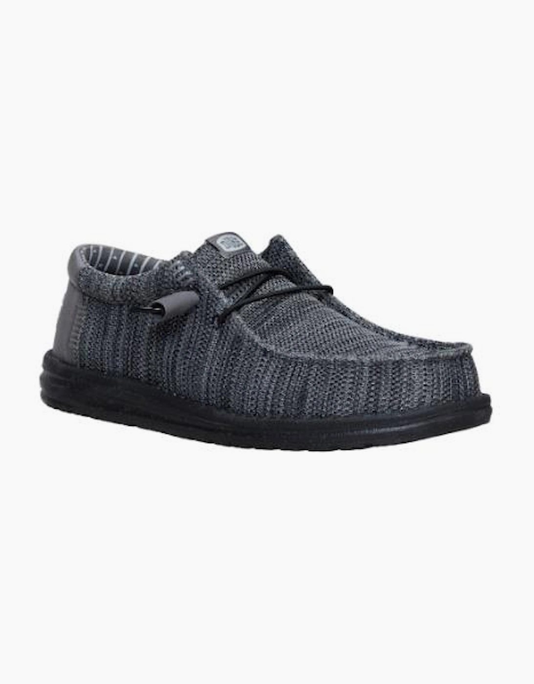 HEYDUDE Wally Stretch Sox in Granite Grey/Black, 2 of 1
