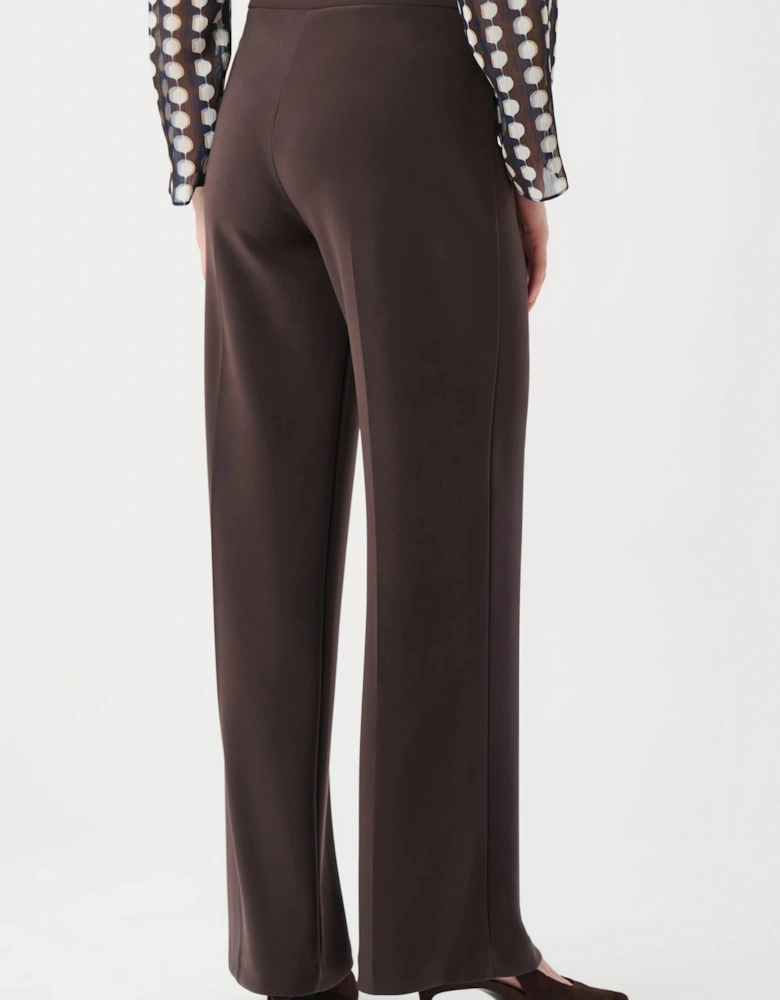 Silky knit wide leg pull on pants
