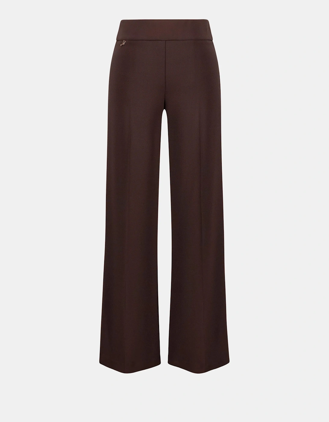 Silky knit wide leg pull on pants