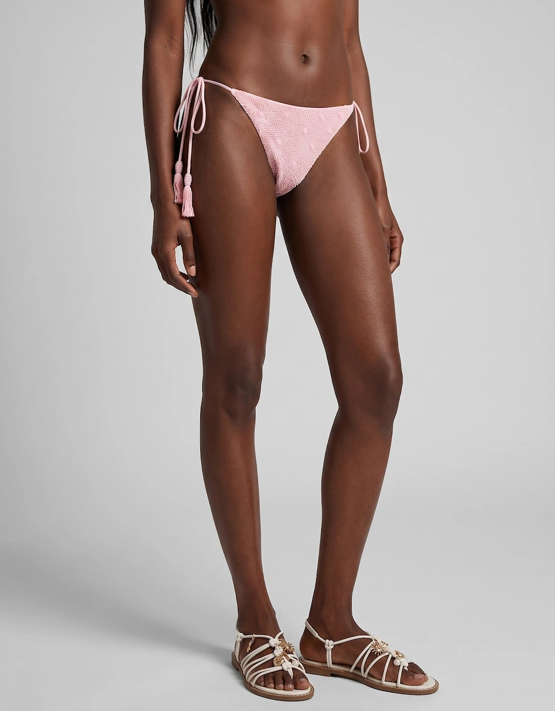 Nixie Tropical Low Coverage Bikini Bottoms Pink in Stock