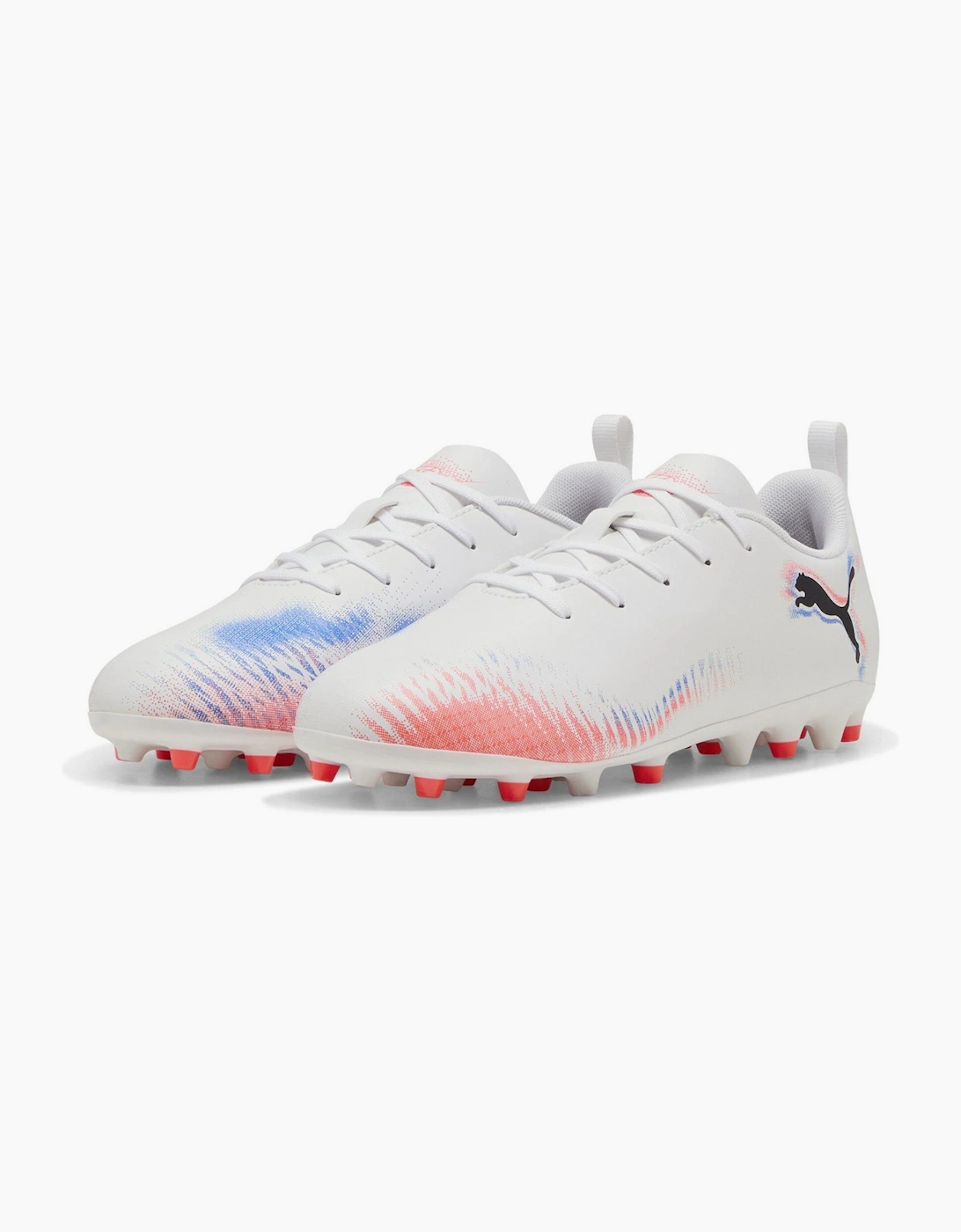 Puma Boy's Kids Future 8 Play Mg Firm Ground Football Boots - White - Size, 3 35.5