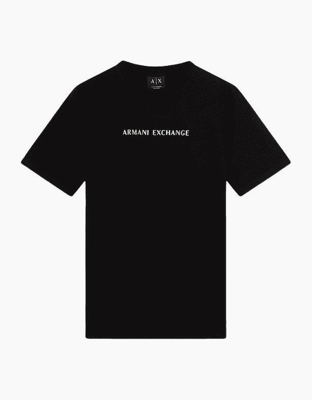 Regular Fit Print Logo Black T-Shirt, 4 of 3