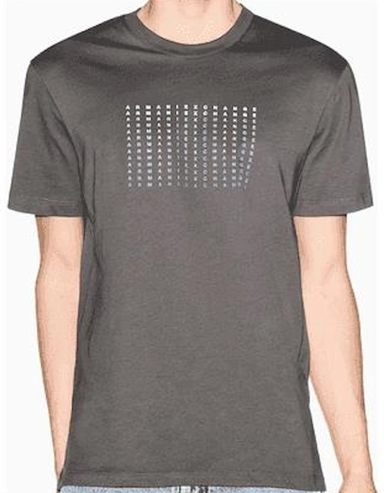 Slim Fit Repeat Logo Chimera Grey T-Shirt
