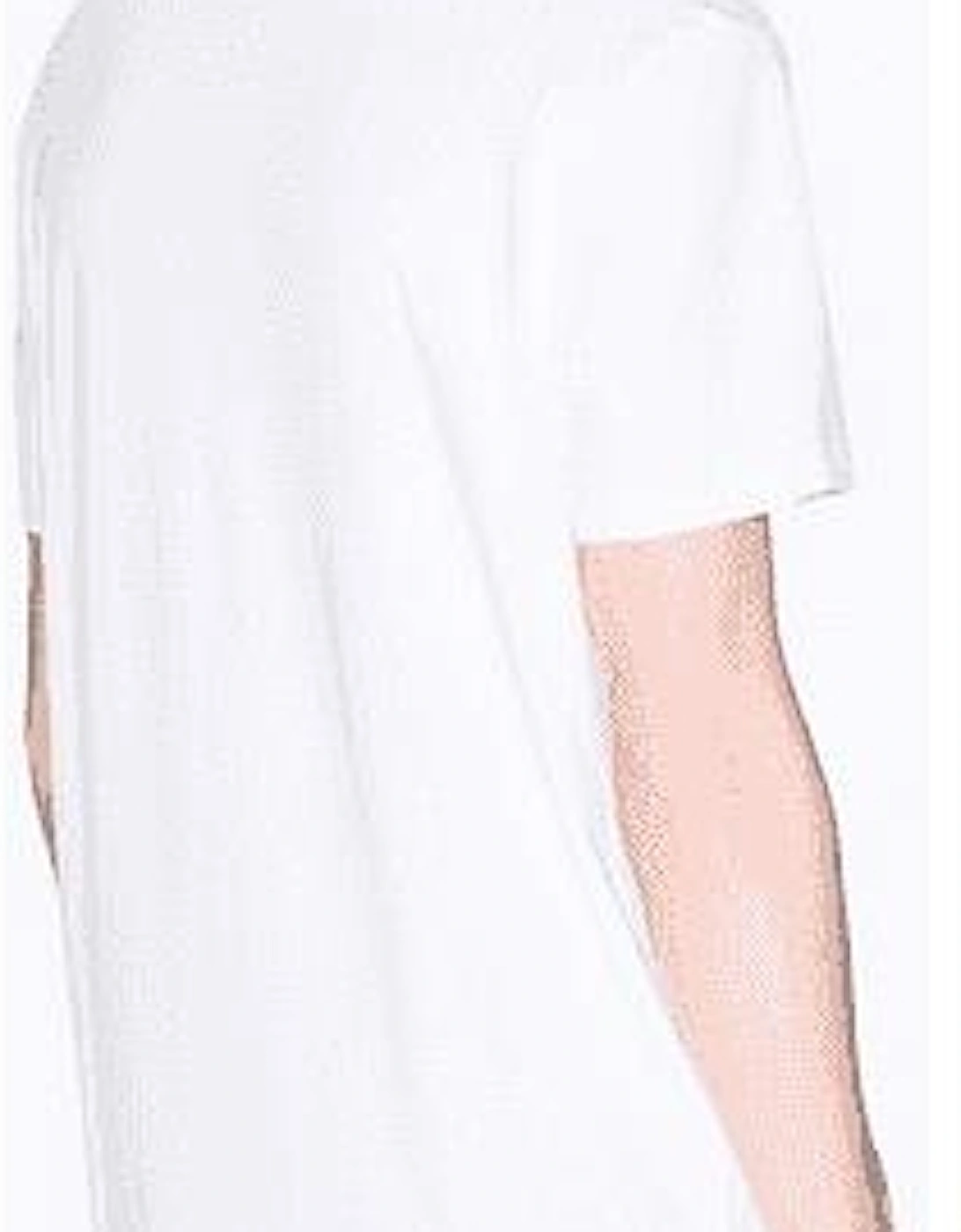 Slim Fit Repeat Logo White T-Shirt