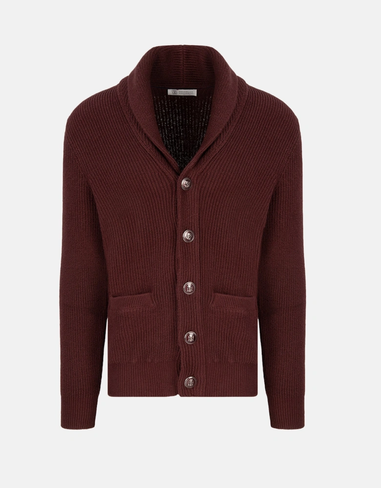 SHAWL NECK CARDIGAN