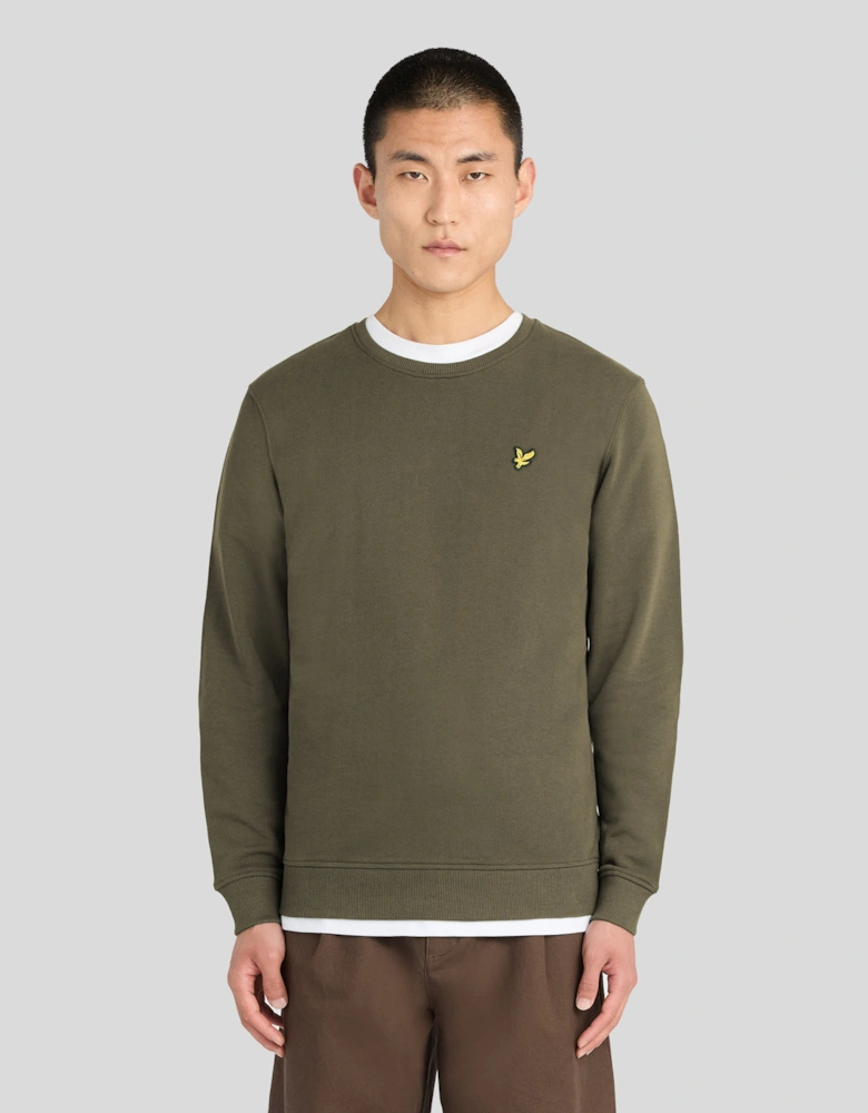 Cotton Crew Neck Sweatshirt